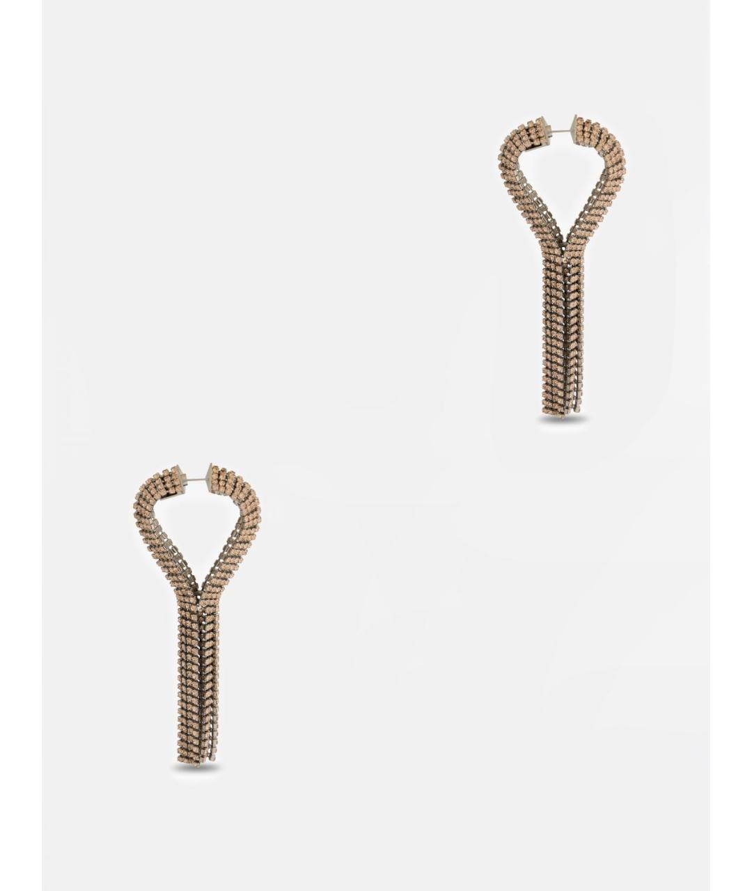 PACO RABANNE Золотые металлические серьги, фото 3
