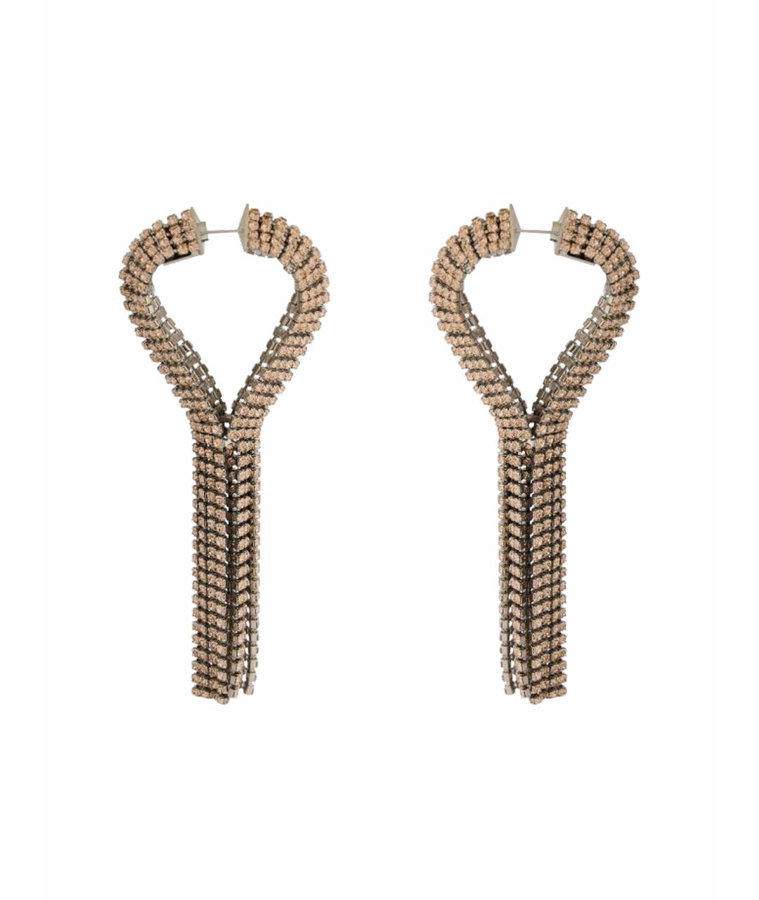 PACO RABANNE Золотые металлические серьги, фото 1
