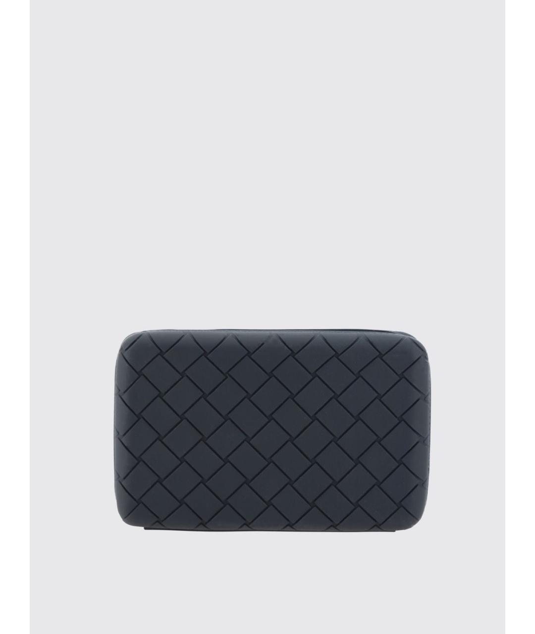 BOTTEGA VENETA Черная кожаная поясная сумка, фото 4