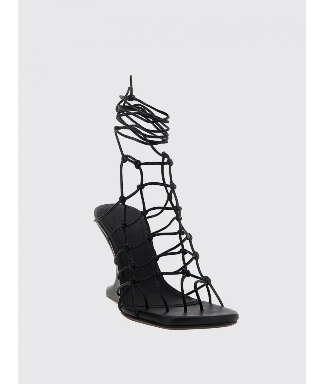 RICK OWENS Черные босоножки, фото 2