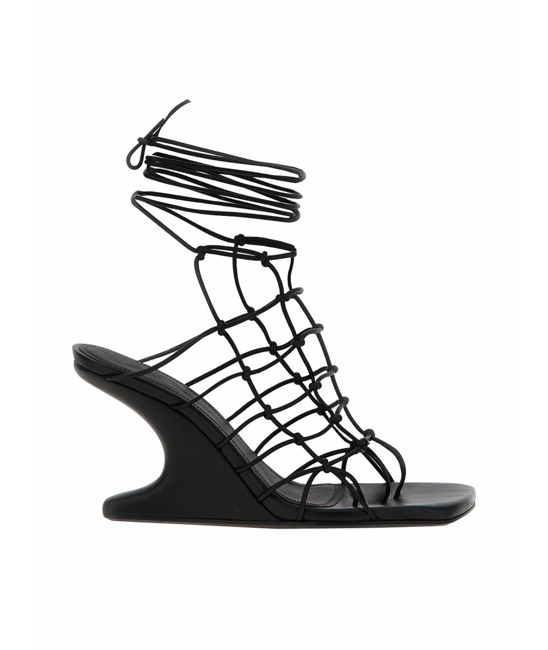 RICK OWENS Черные босоножки, фото 1