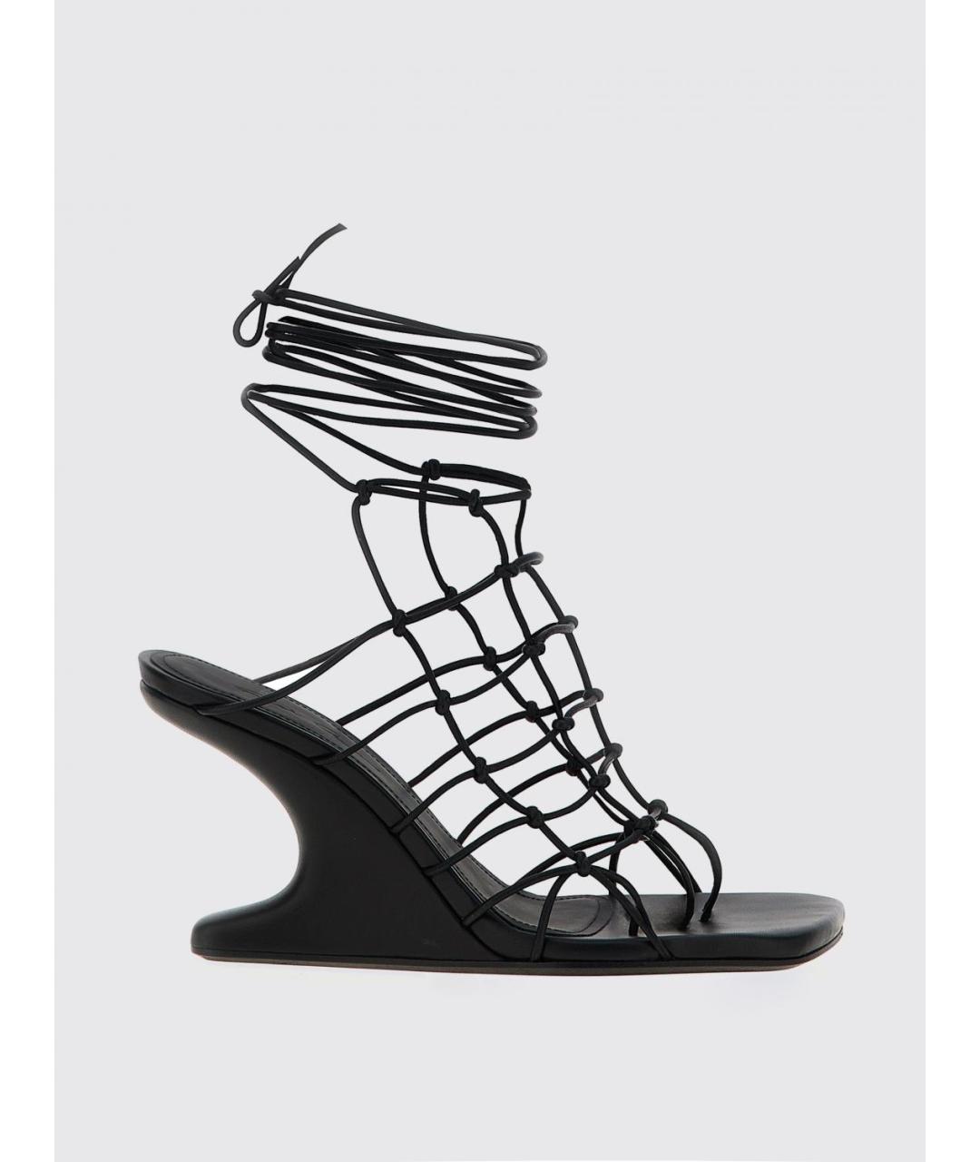 RICK OWENS Черные босоножки, фото 5