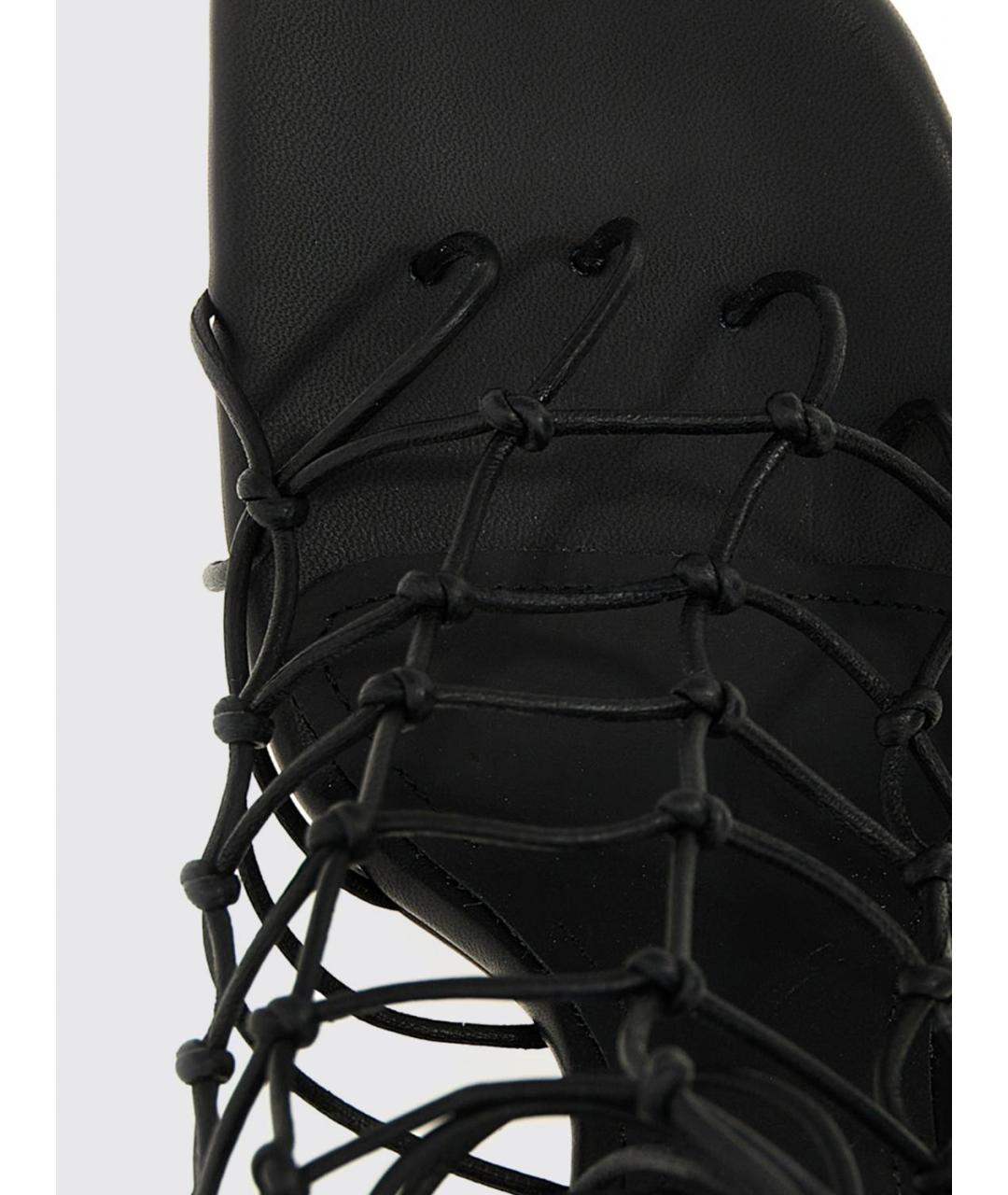 RICK OWENS Черные босоножки, фото 4