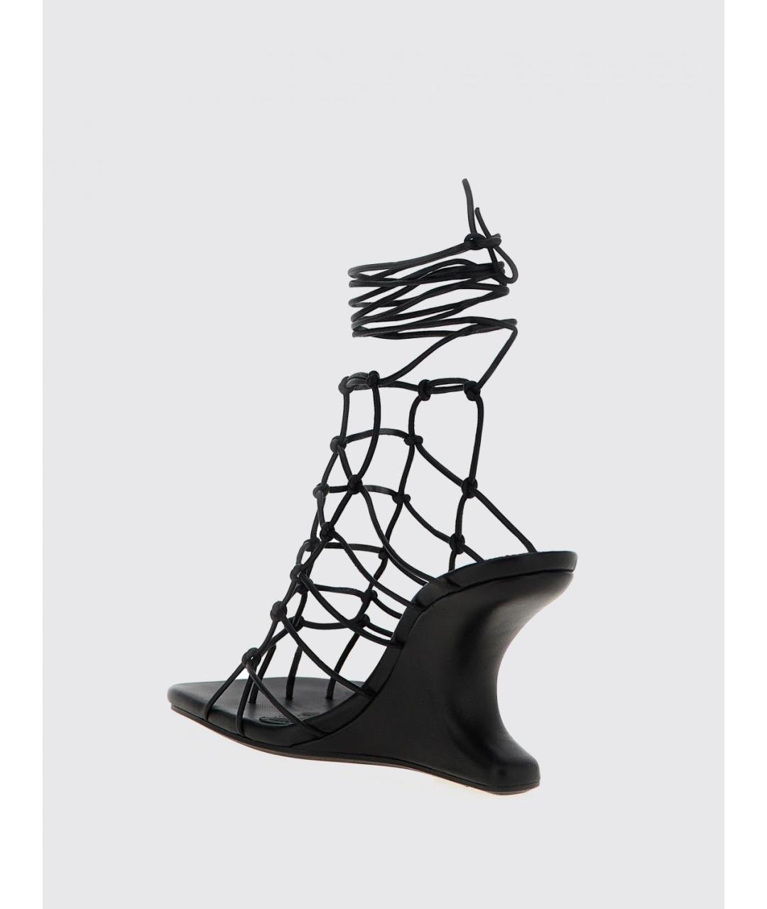 RICK OWENS Черные босоножки, фото 3