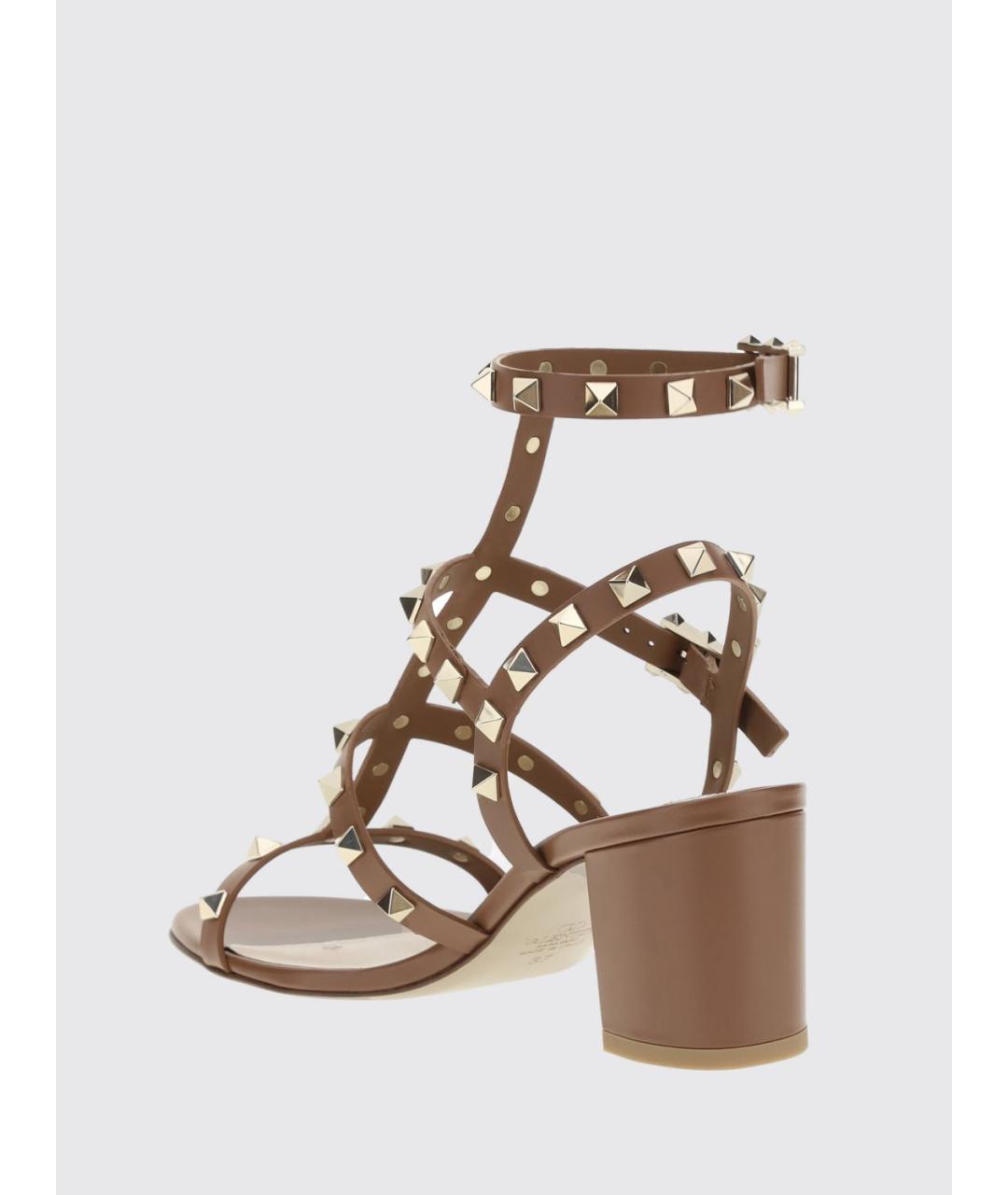 VALENTINO Коричневые босоножки, фото 3