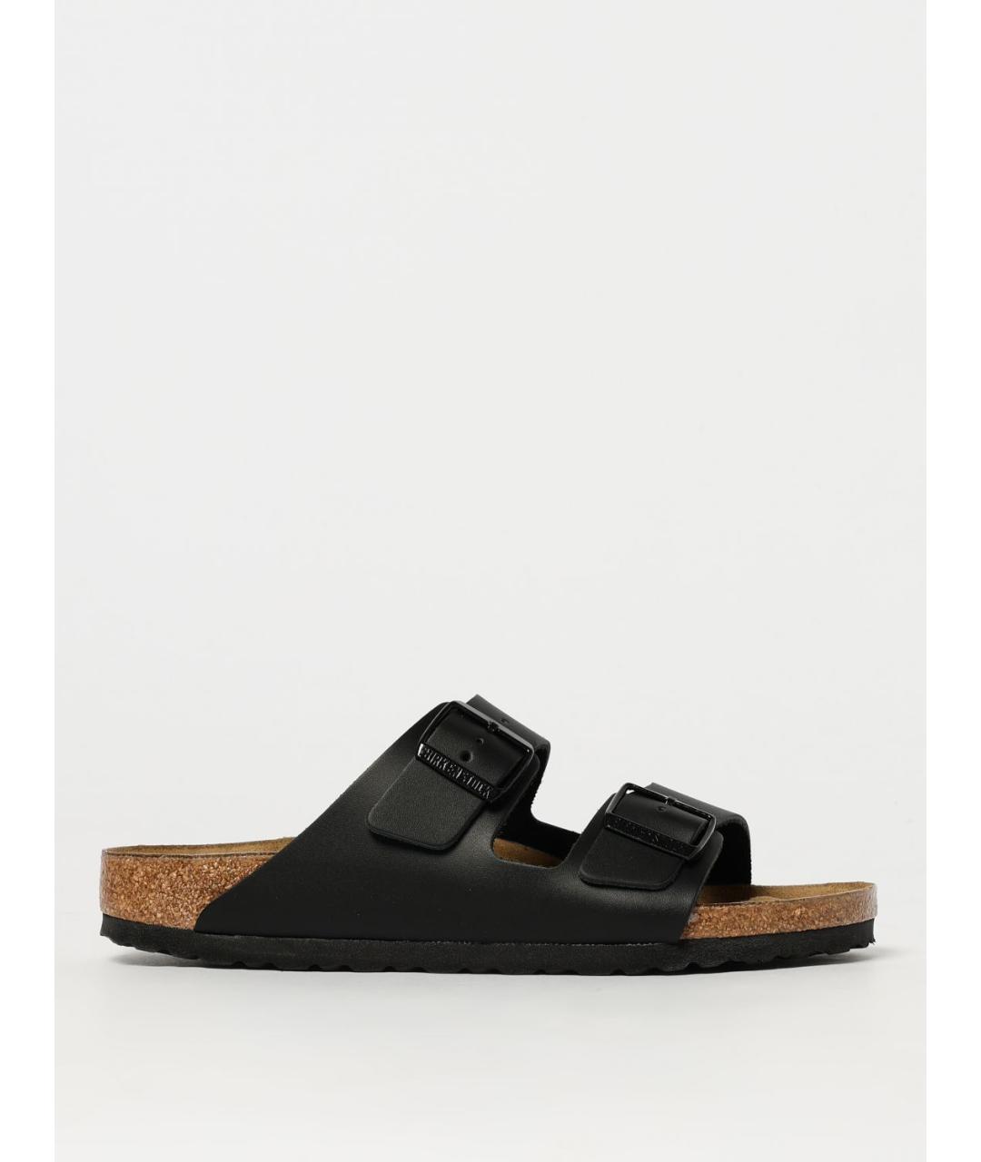 BIRKENSTOCK Черные шлепанцы, фото 5