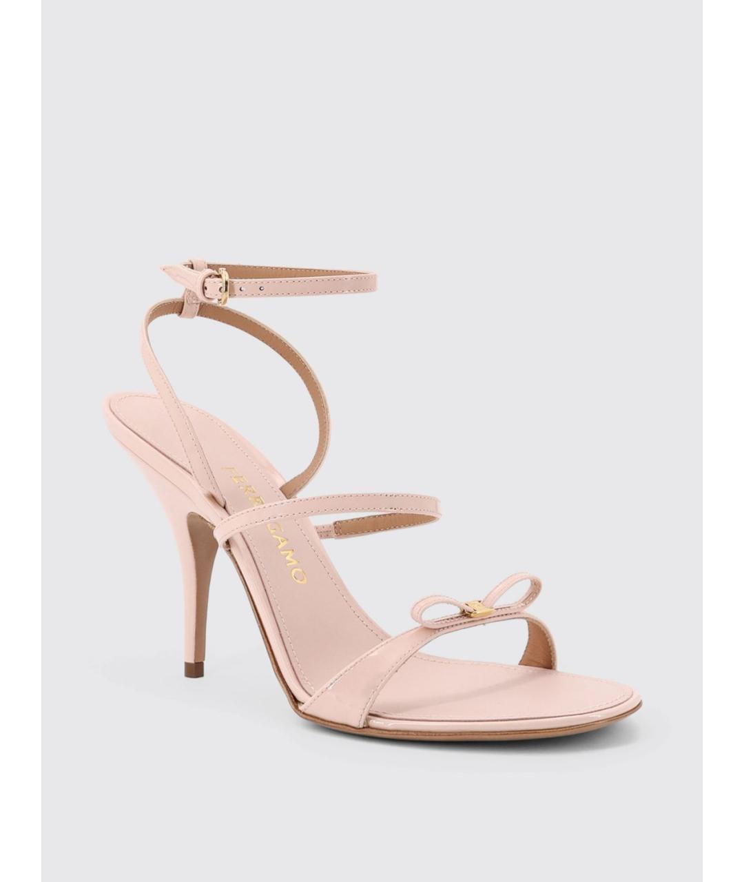 FERRAGAMO Розовые кожаные туфли, фото 2
