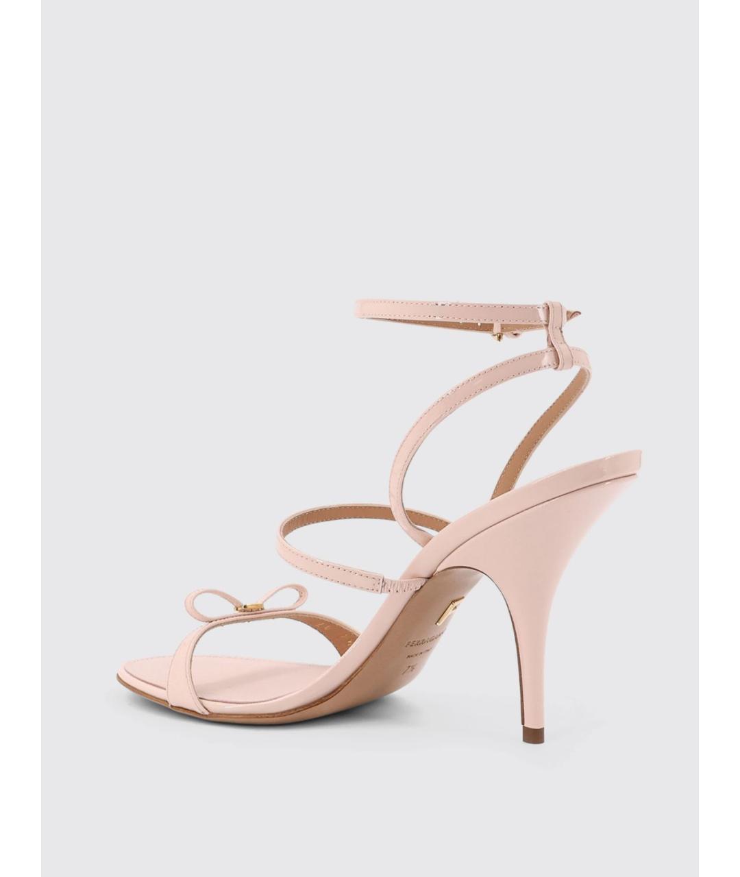 FERRAGAMO Розовые кожаные туфли, фото 3