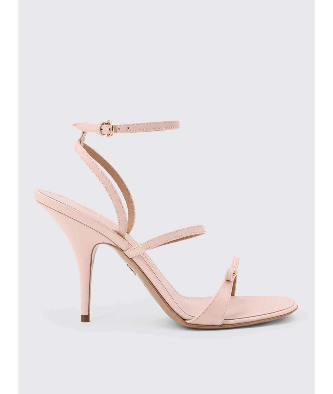 FERRAGAMO Розовые кожаные туфли, фото 5