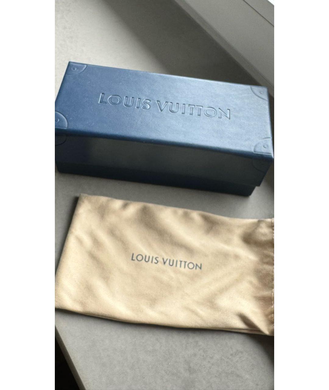 LOUIS VUITTON Черные пластиковые солнцезащитные очки, фото 4