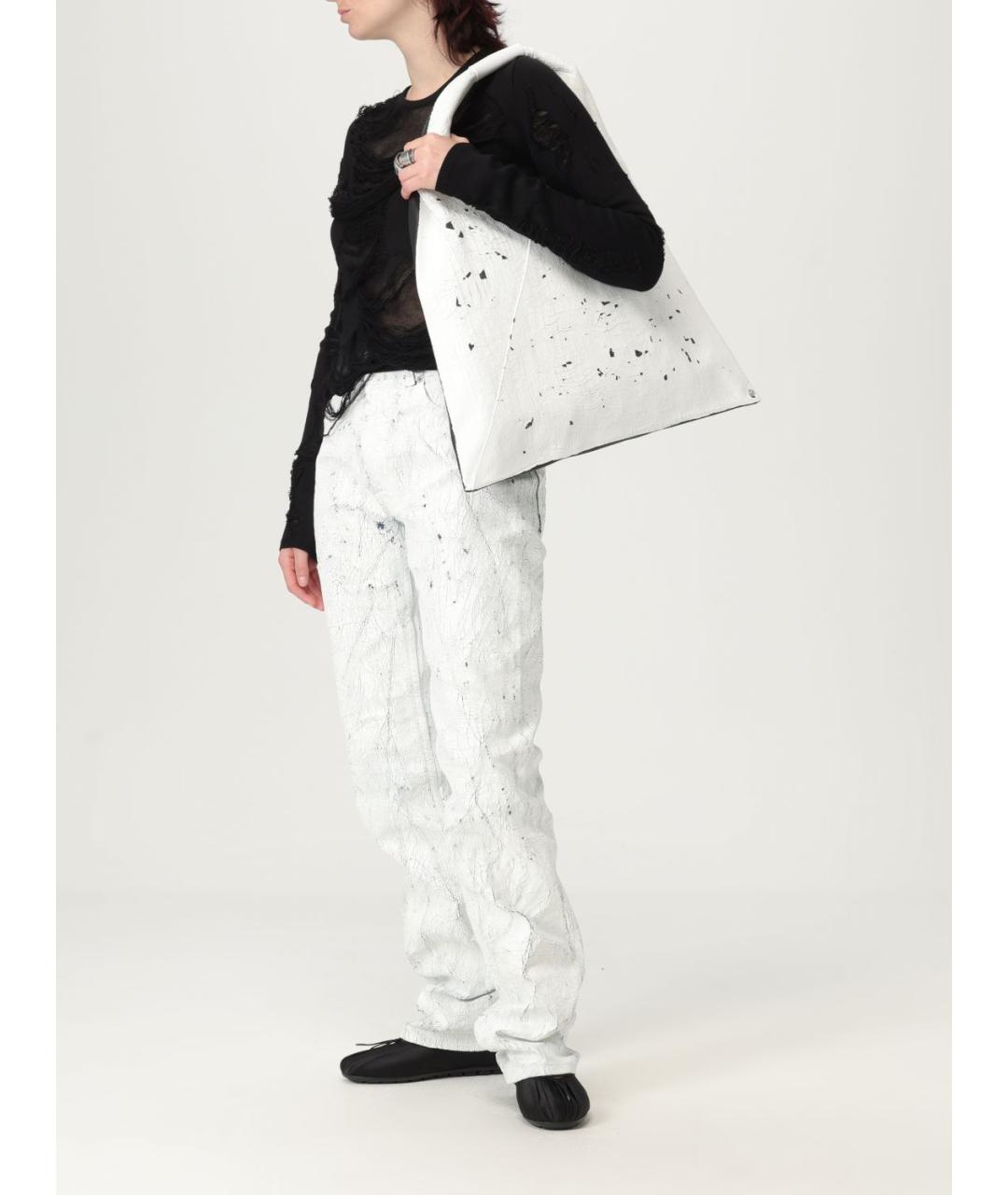 MM6 MAISON MARGIELA Белая сумка тоут, фото 2