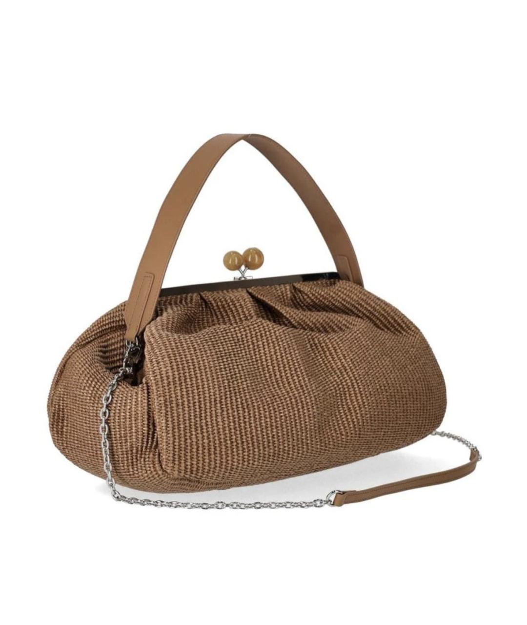 WEEKEND MAX MARA Коричневая сумка тоут, фото 2