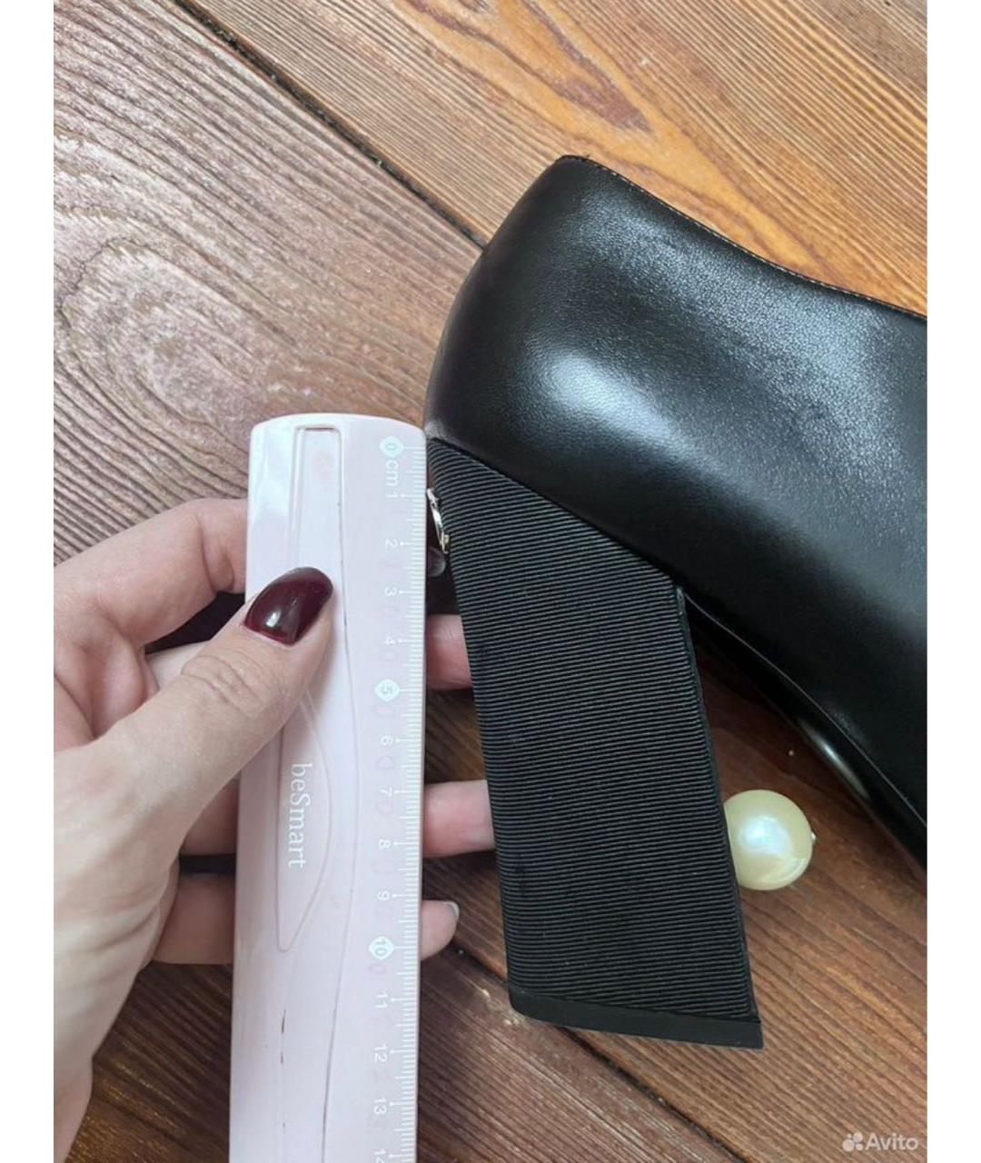 CHANEL Черные кожаные ботильоны, фото 5