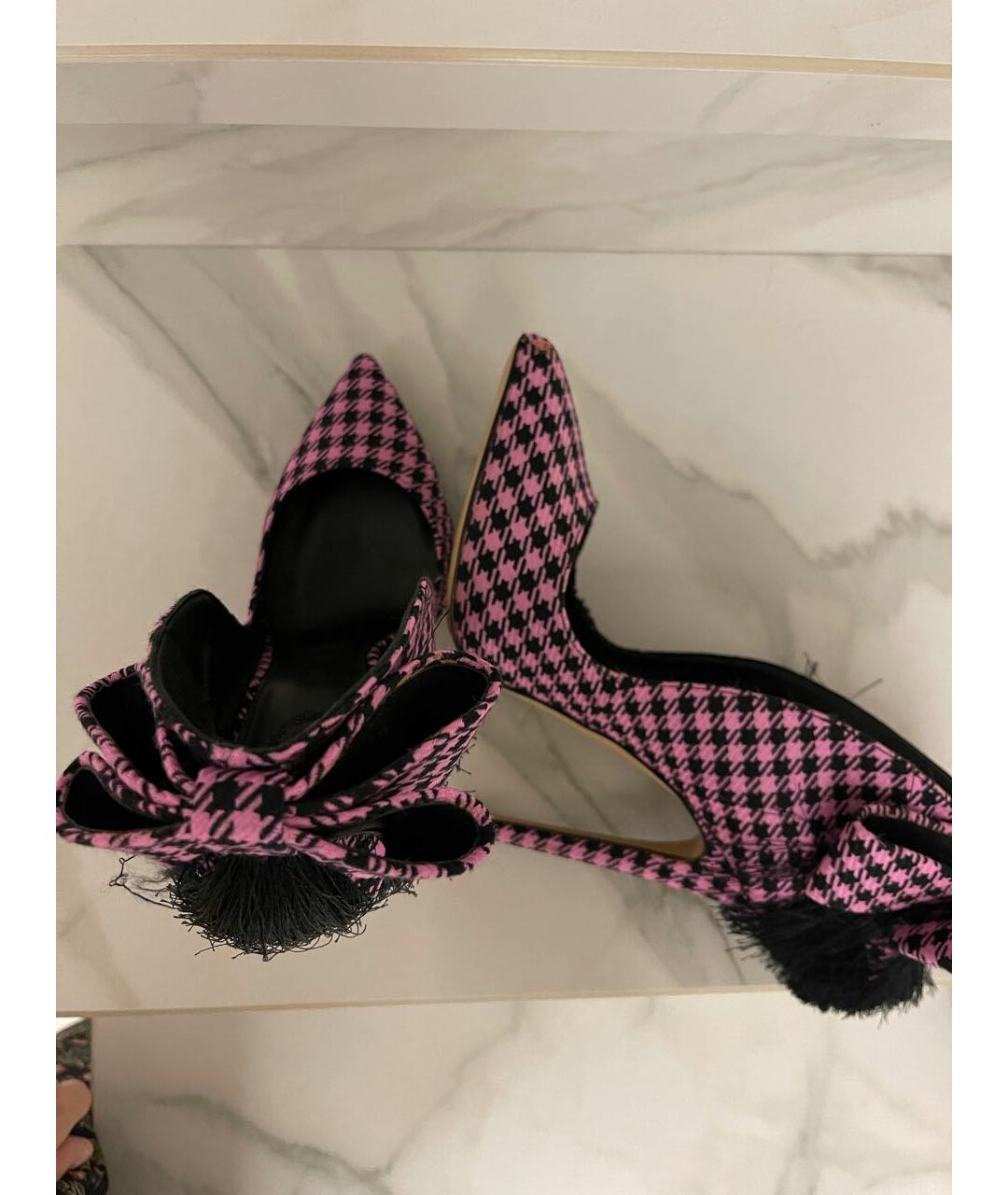 ALEKSANDER SIRADEKIAN Розовые текстильные туфли, фото 3