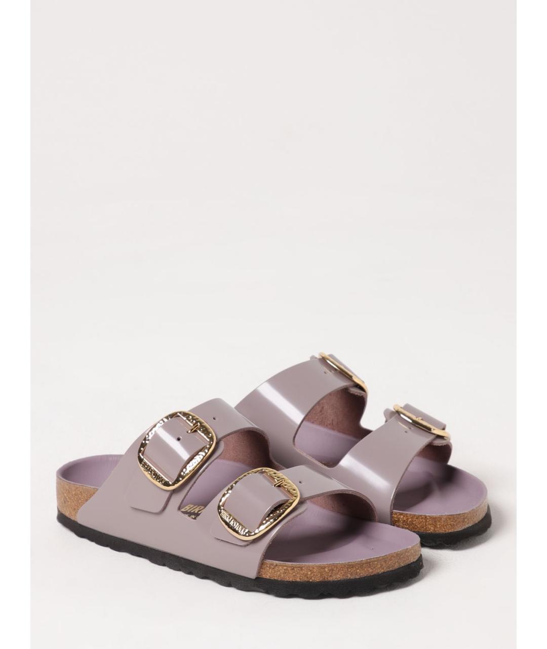 BIRKENSTOCK Фиолетовые шлепанцы, фото 2