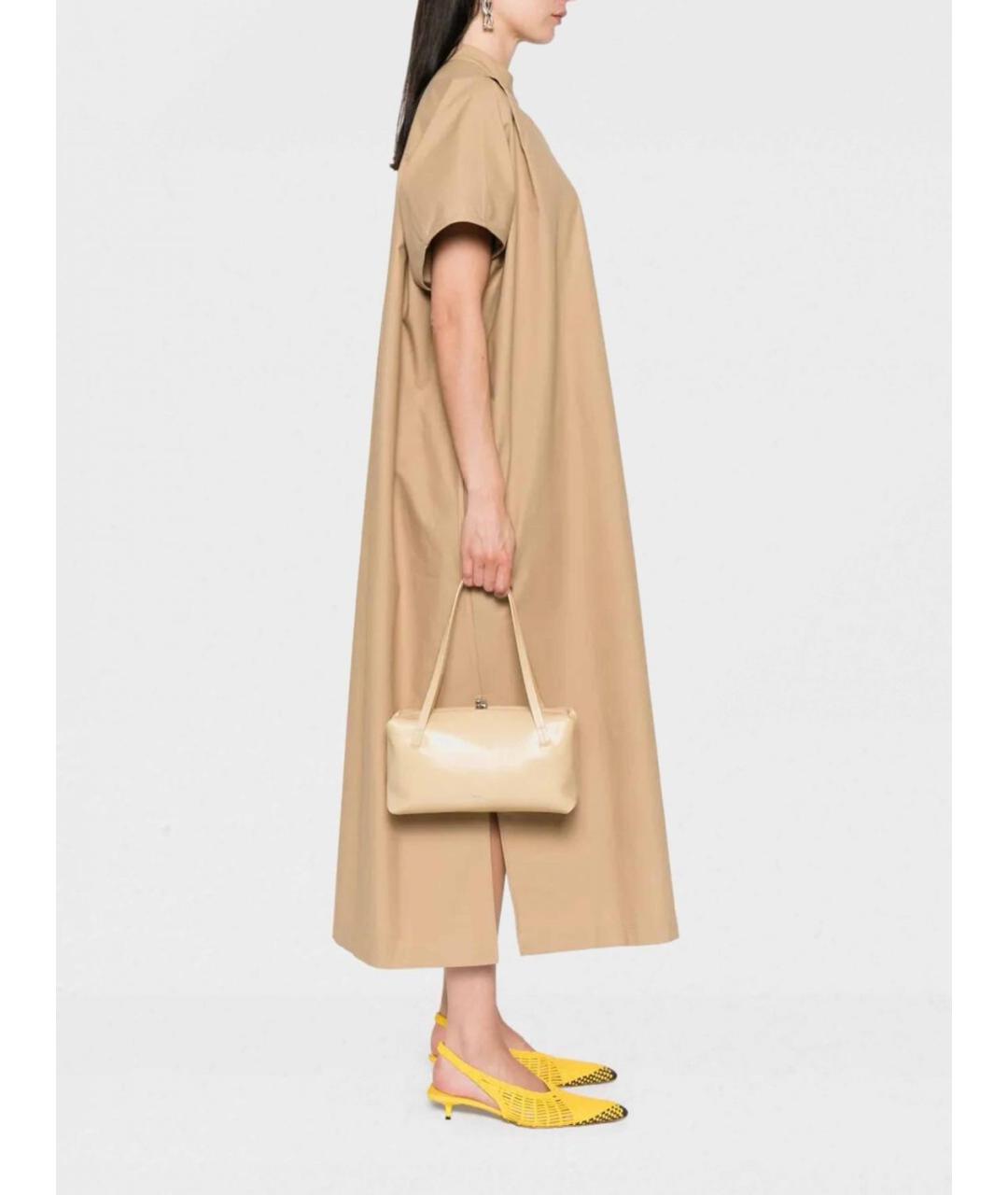 JIL SANDER Бежевая сумка через плечо, фото 2