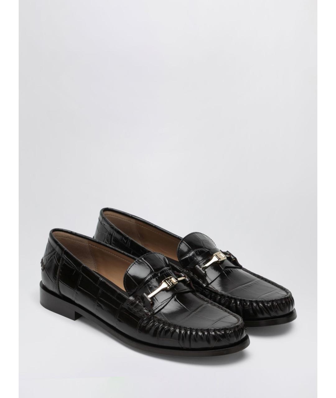 FERRAGAMO Коричневые лоферы, фото 3