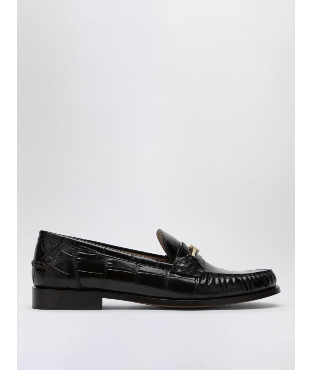 FERRAGAMO Коричневые лоферы, фото 5