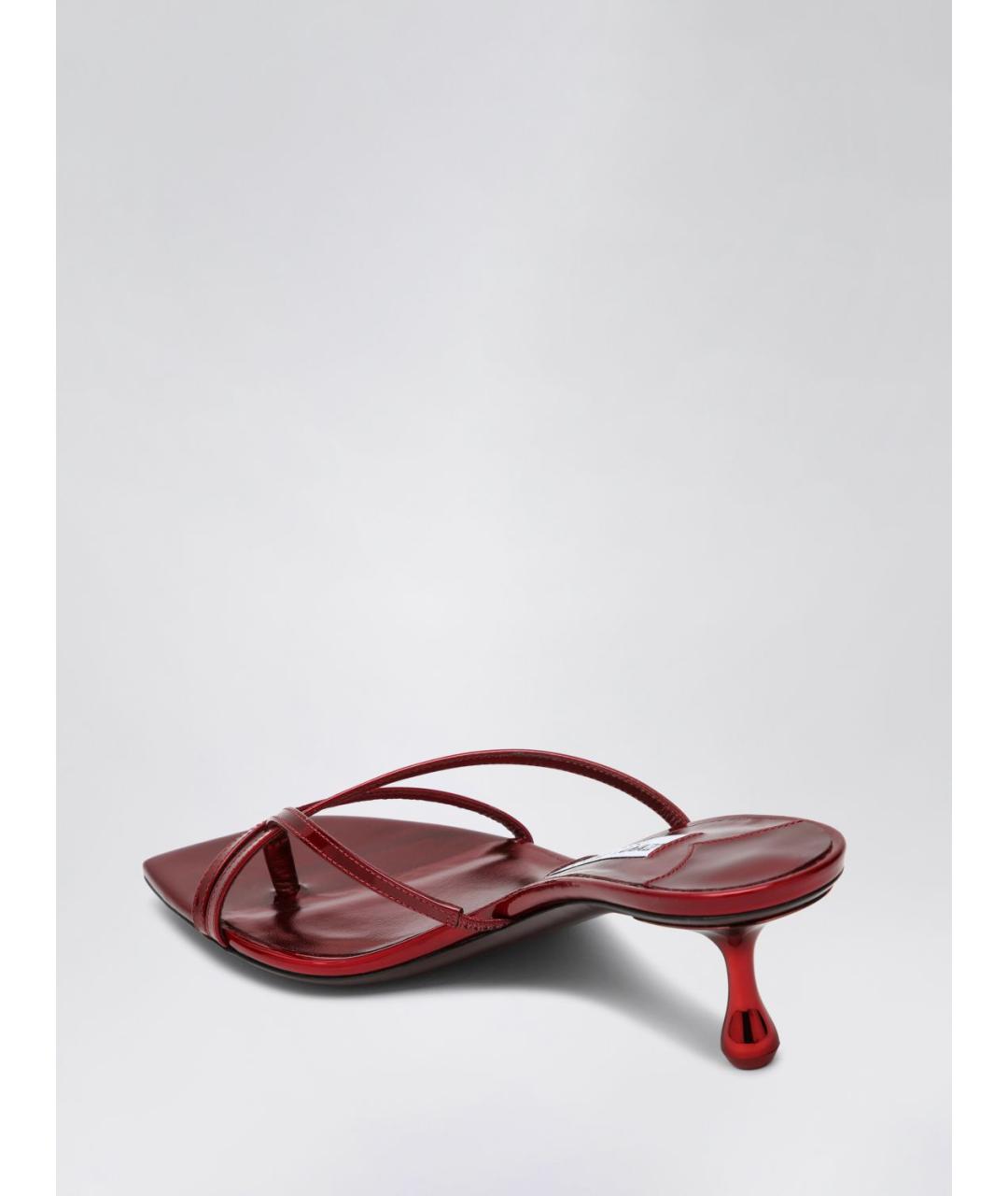 JIMMY CHOO Бордовые босоножки, фото 2