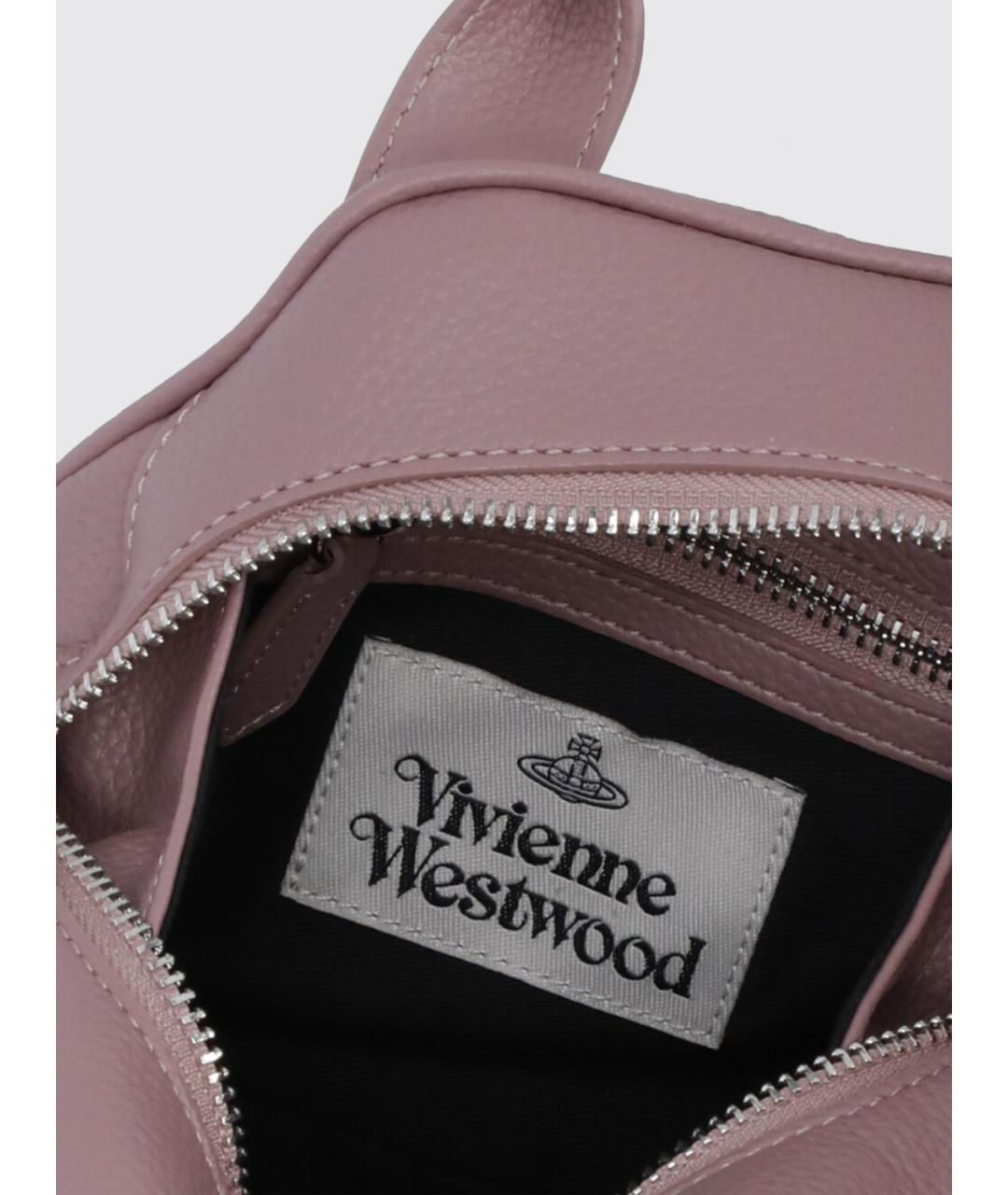 VIVIENNE WESTWOOD Розовая сумка с короткими ручками, фото 5