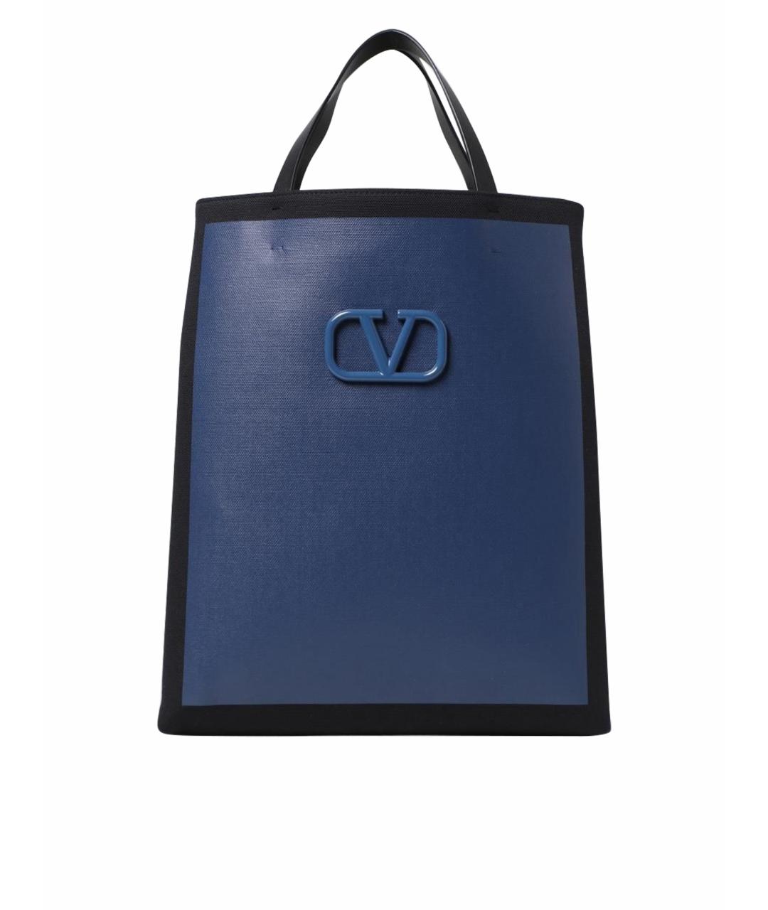 VALENTINO Синяя сумка тоут, фото 1