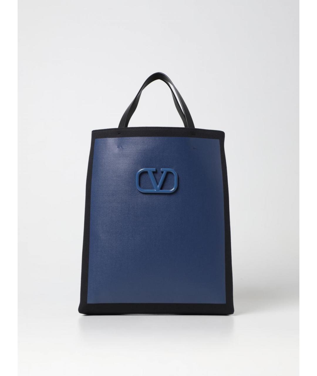 VALENTINO Синяя сумка тоут, фото 5