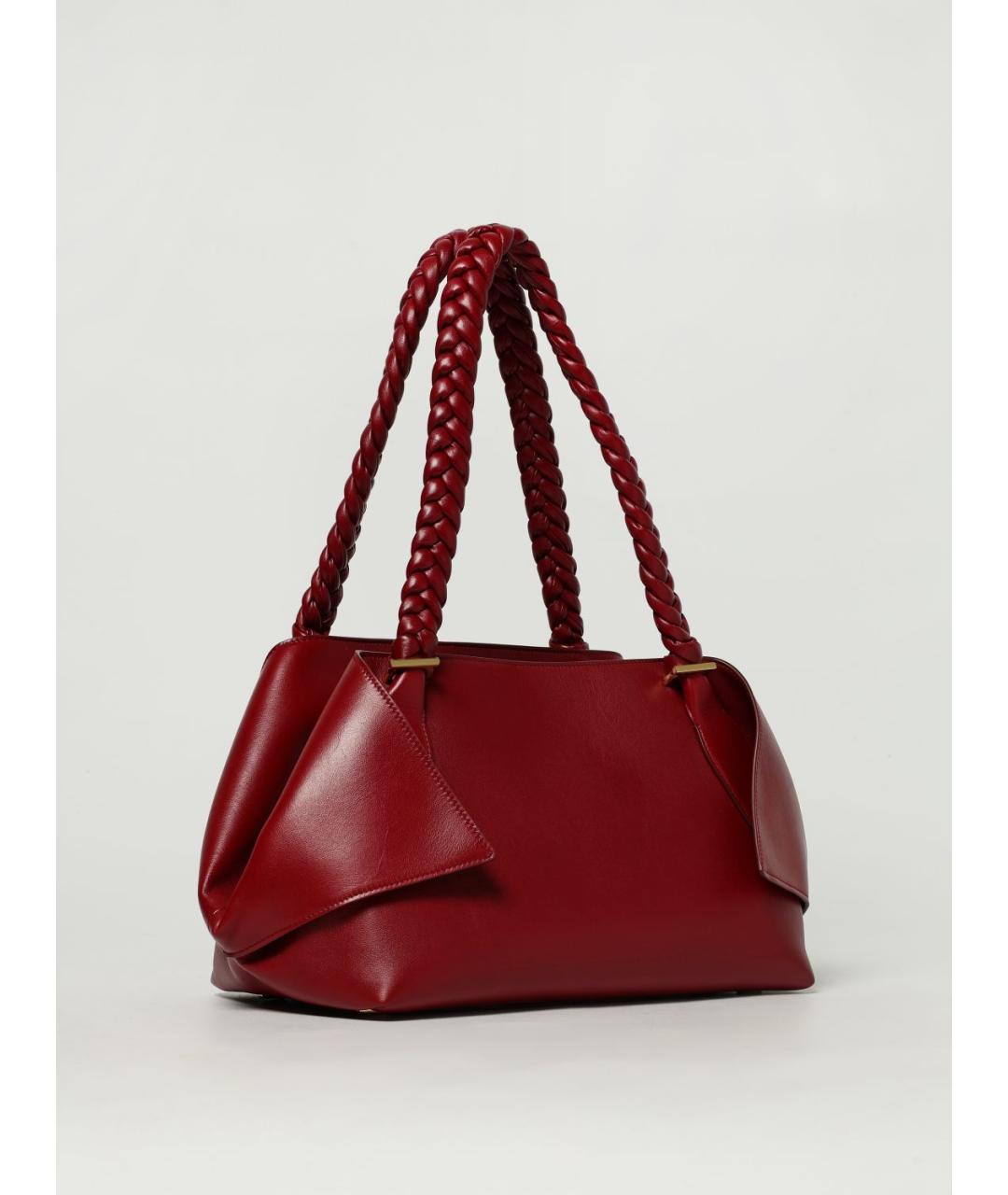 FERRAGAMO Красная кожаная сумка через плечо, фото 3