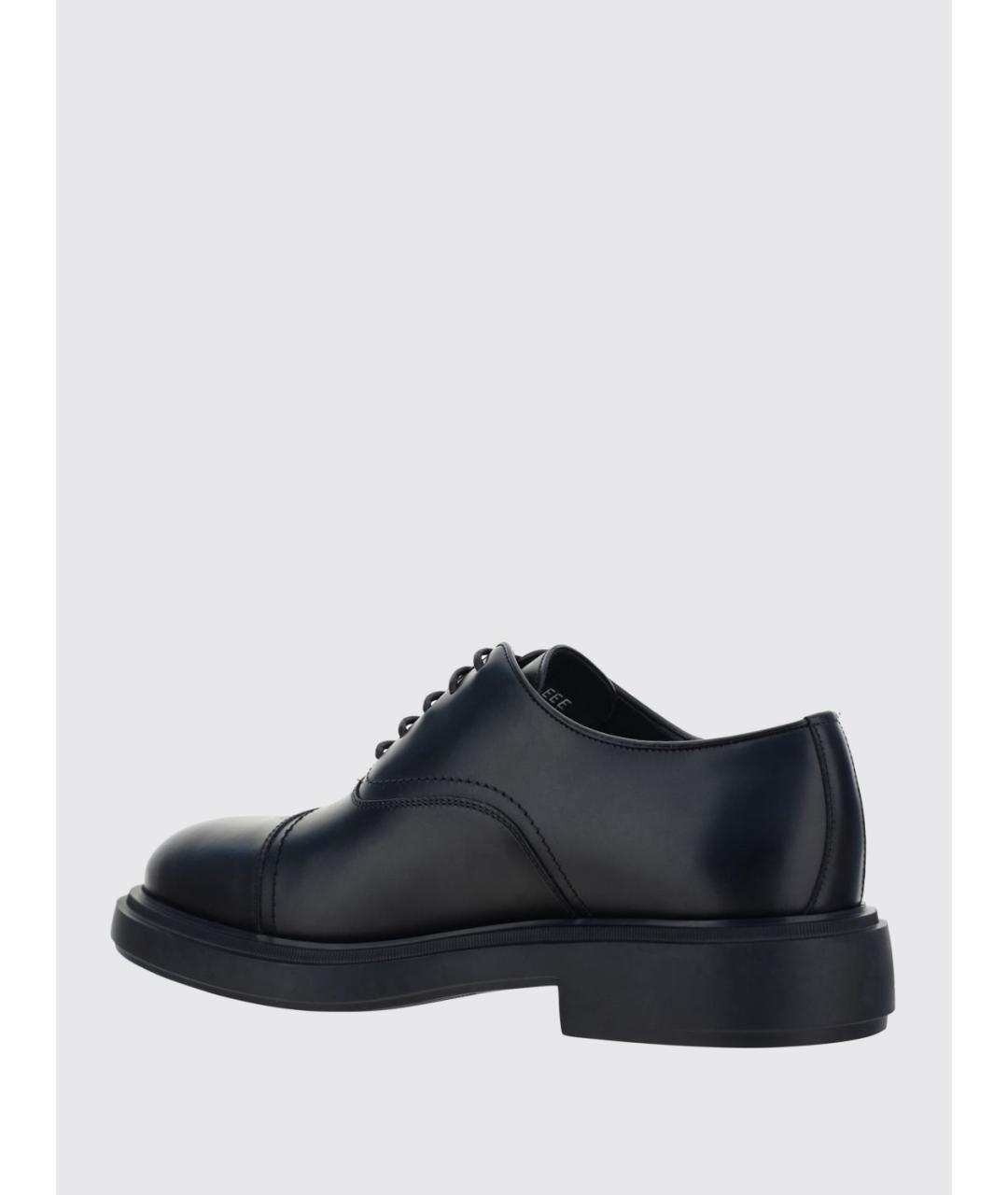 FERRAGAMO Черные кожаные туфли, фото 3
