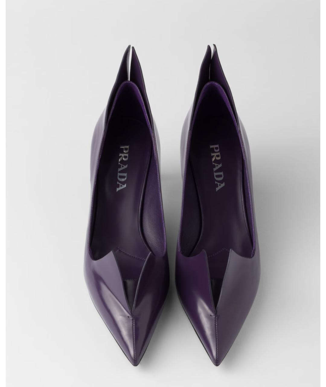 PRADA Фиолетовые туфли, фото 4