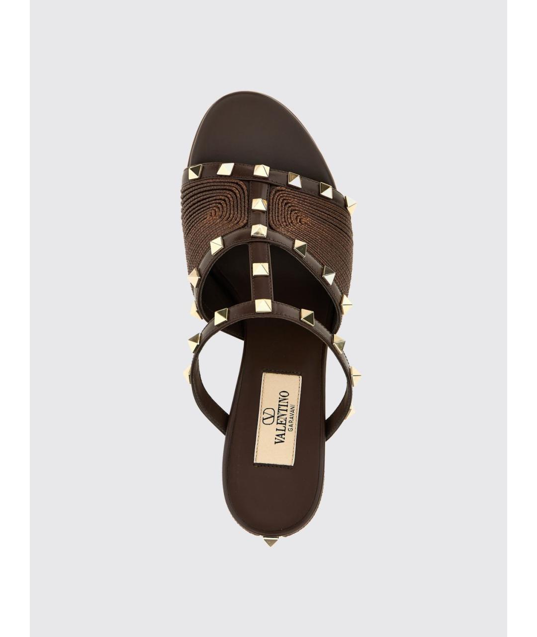 VALENTINO Коричневые босоножки, фото 4