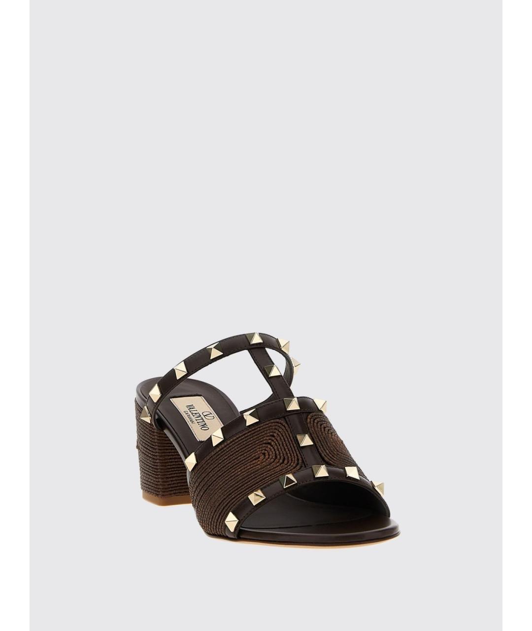VALENTINO Коричневые босоножки, фото 2