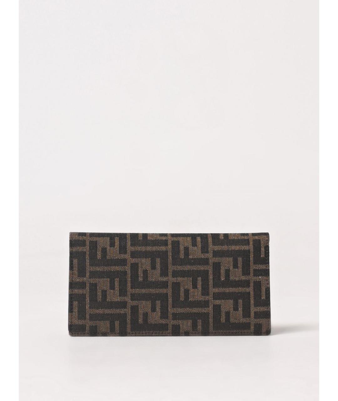 FENDI Коричневый кошелек, фото 3