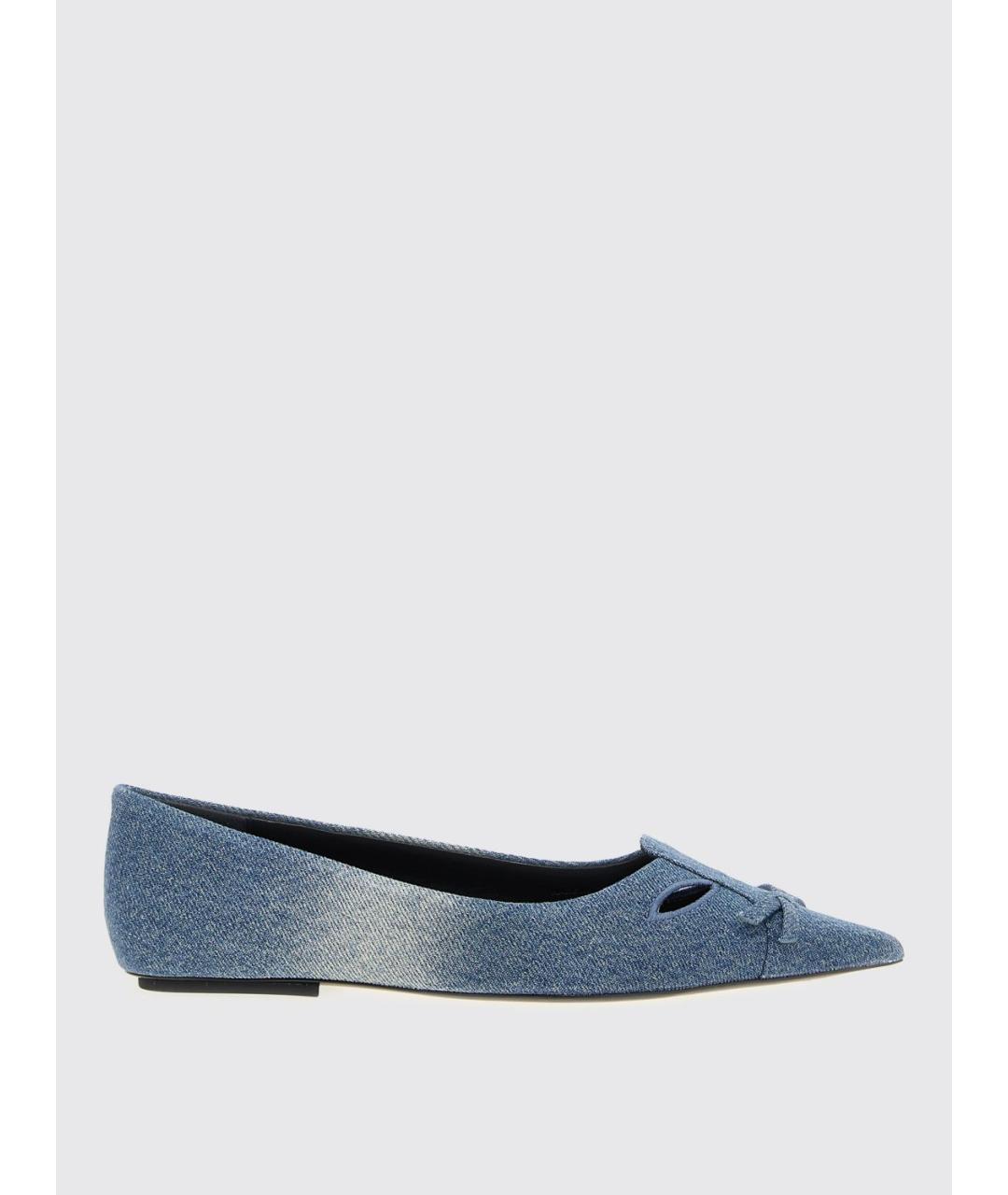 MARC JACOBS Синие балетки, фото 5