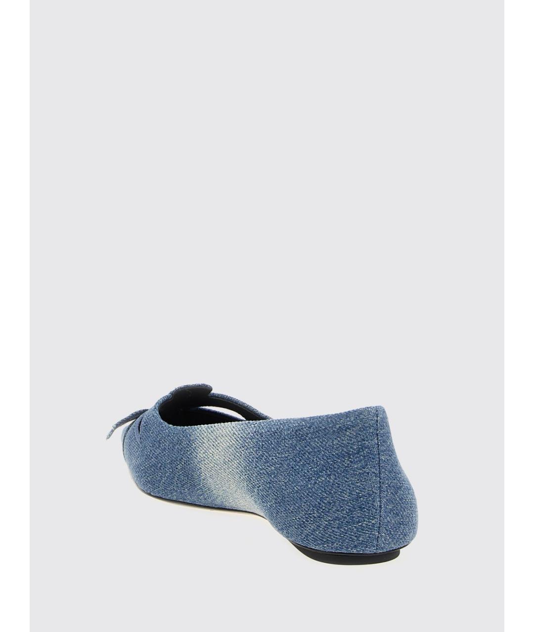 MARC JACOBS Синие балетки, фото 3