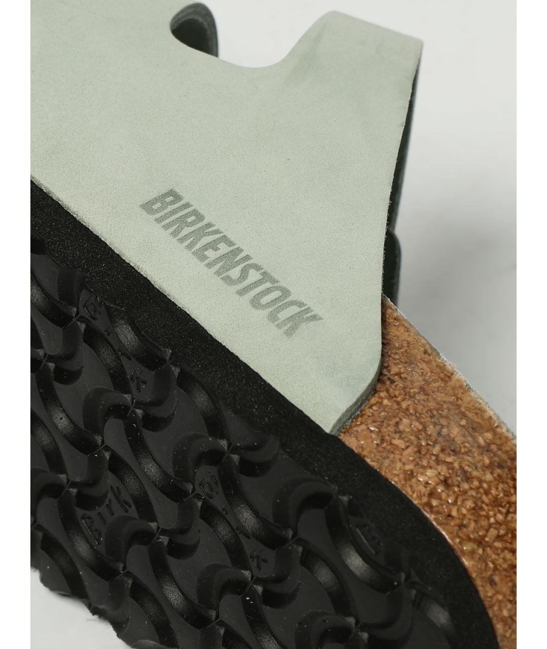 BIRKENSTOCK Зеленые шлепанцы, фото 4