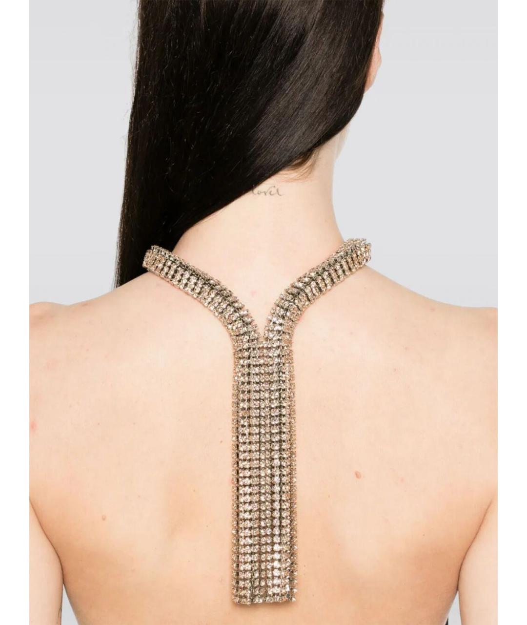 PACO RABANNE Серебряное латунное колье, фото 2