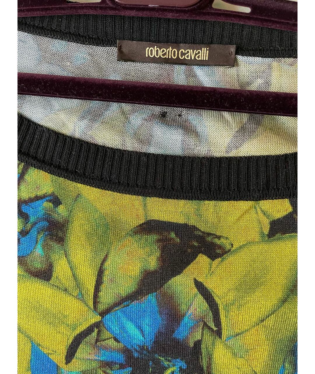 ROBERTO CAVALLI Зеленый шелковый джемпер / свитер, фото 3