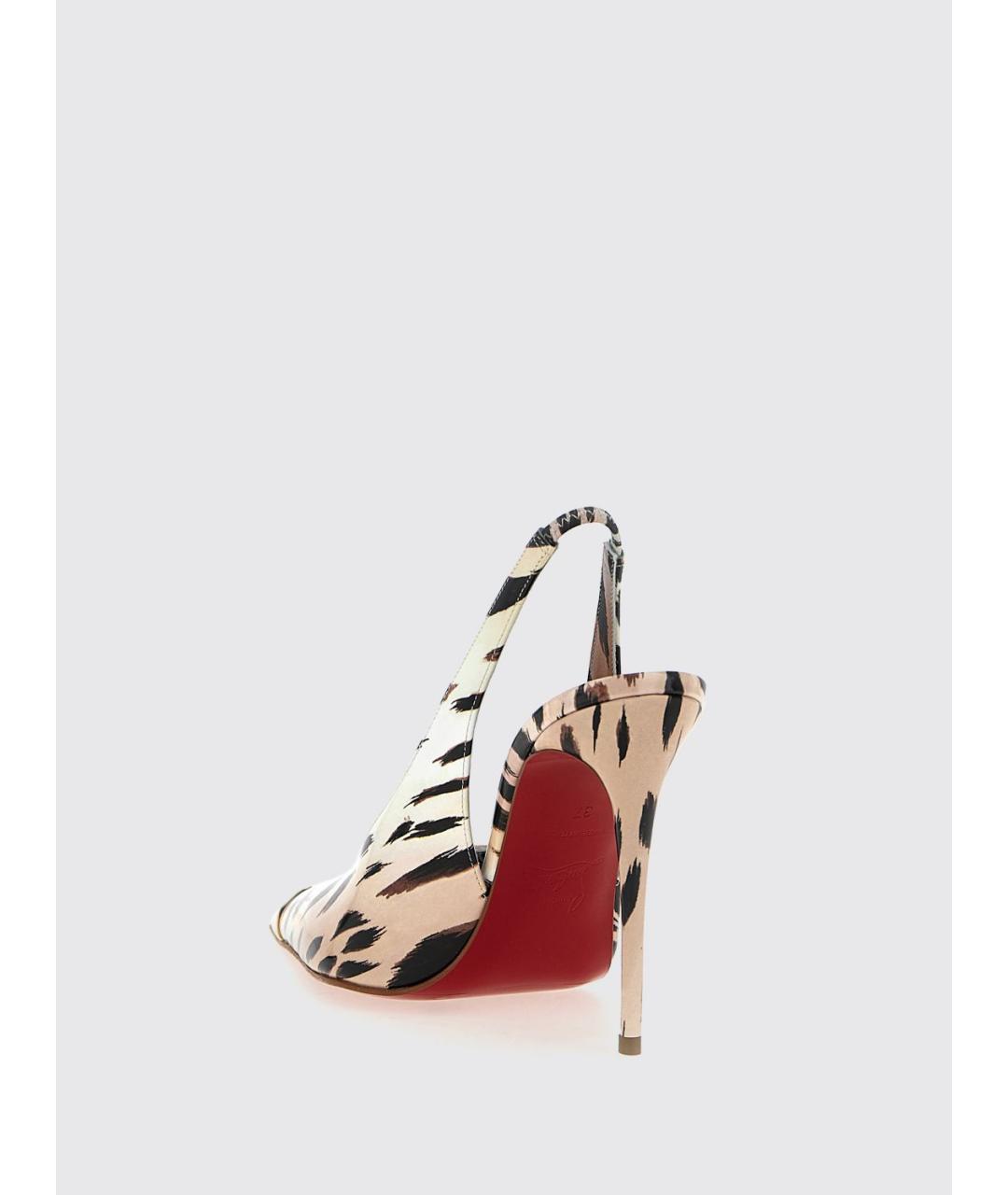 CHRISTIAN LOUBOUTIN Мульти текстильные туфли, фото 3