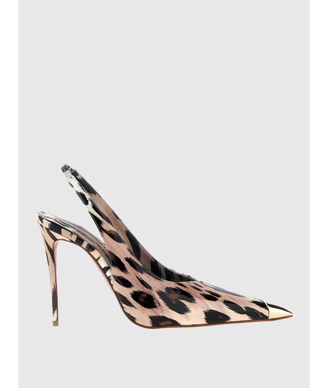 CHRISTIAN LOUBOUTIN Мульти текстильные туфли, фото 5