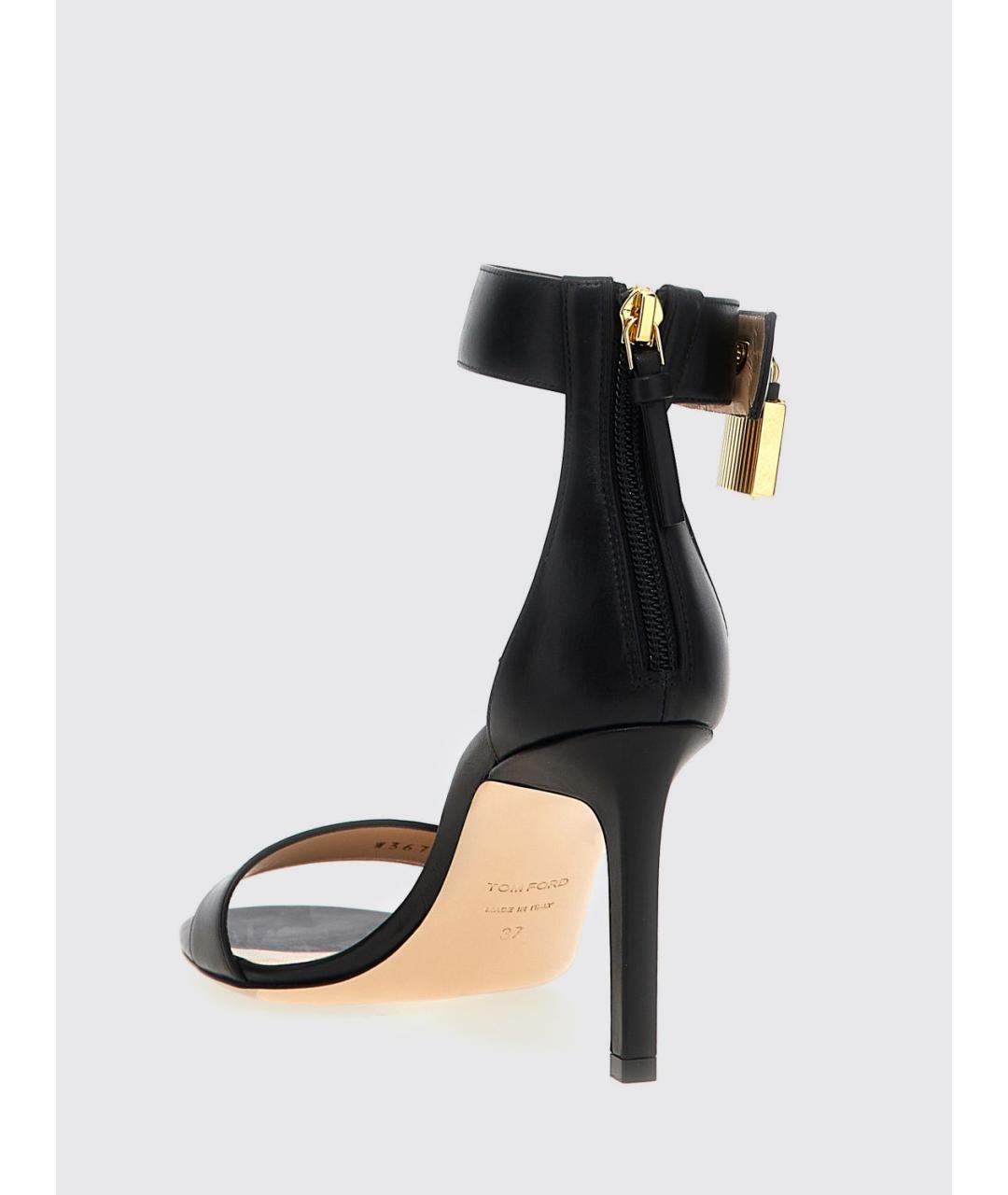 TOM FORD Черные босоножки, фото 3