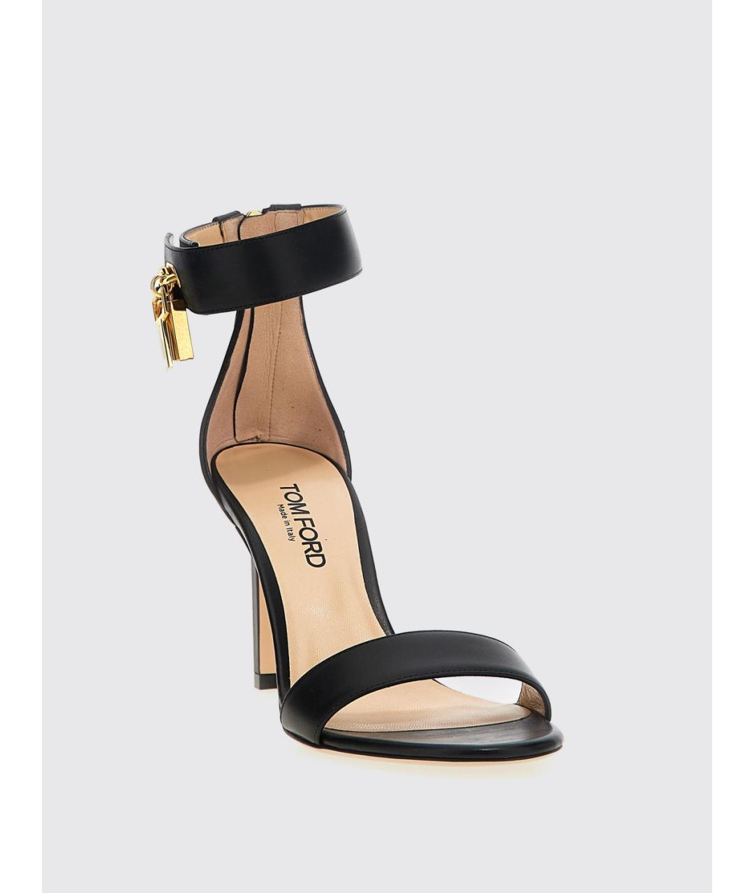 TOM FORD Черные босоножки, фото 2
