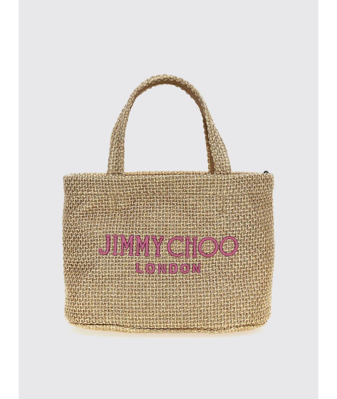 JIMMY CHOO Золотая сумка через плечо, фото 5