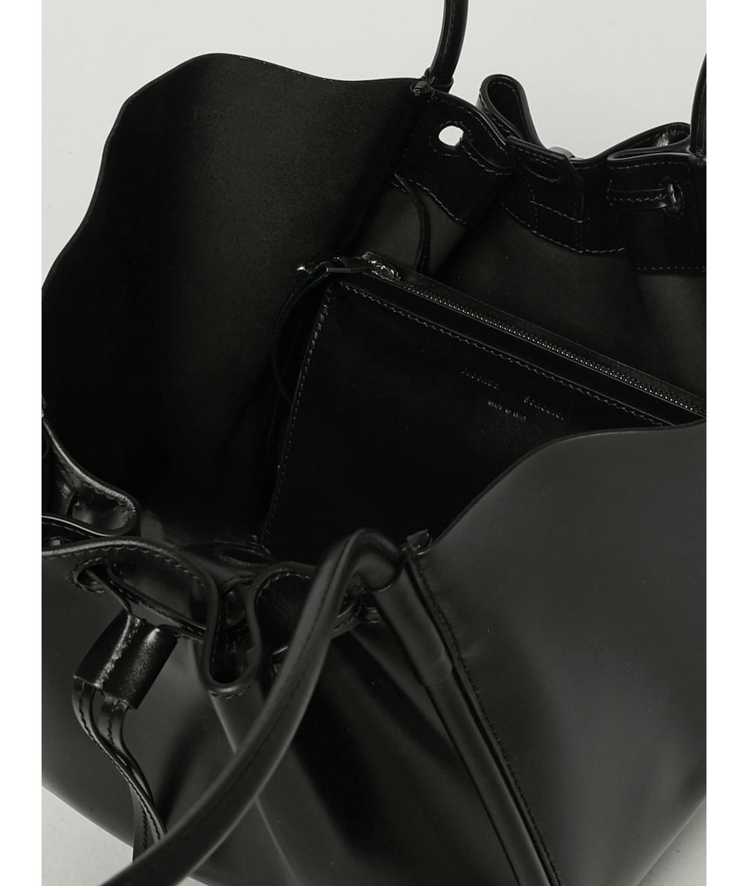 PROENZA SCHOULER Черная кожаная сумка тоут, фото 5