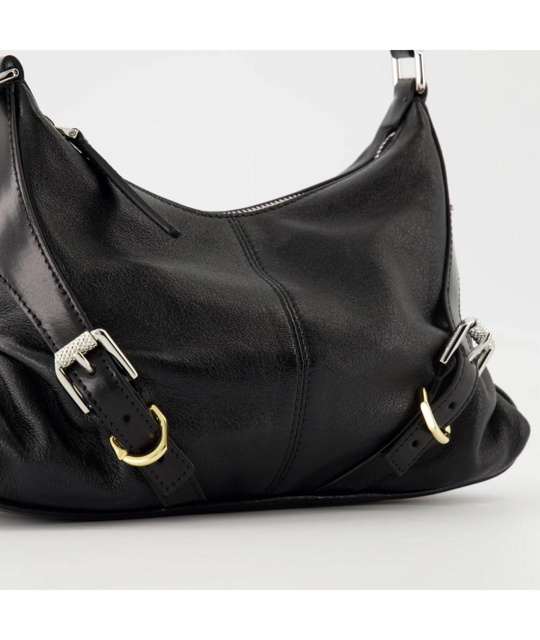 GIVENCHY Черная кожаная сумка через плечо, фото 3