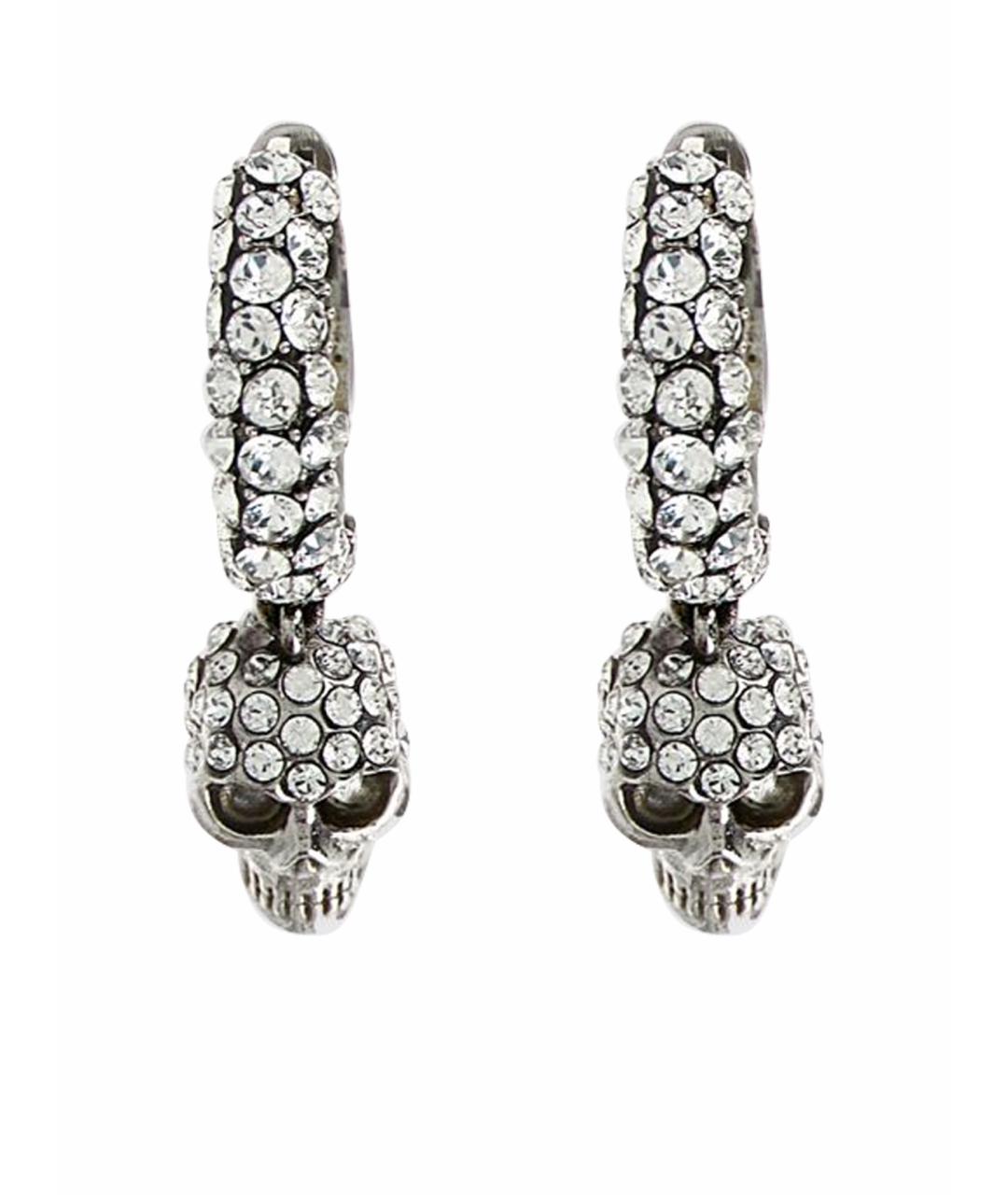 ALEXANDER MCQUEEN Серебряные металлические серьги, фото 1