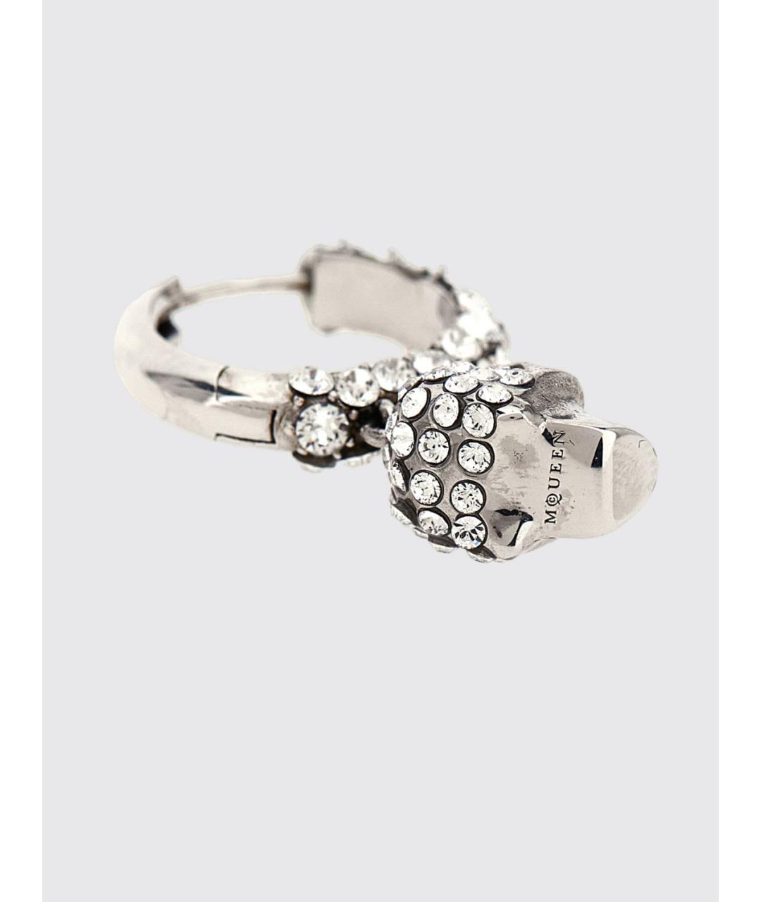 ALEXANDER MCQUEEN Серебряные металлические серьги, фото 3