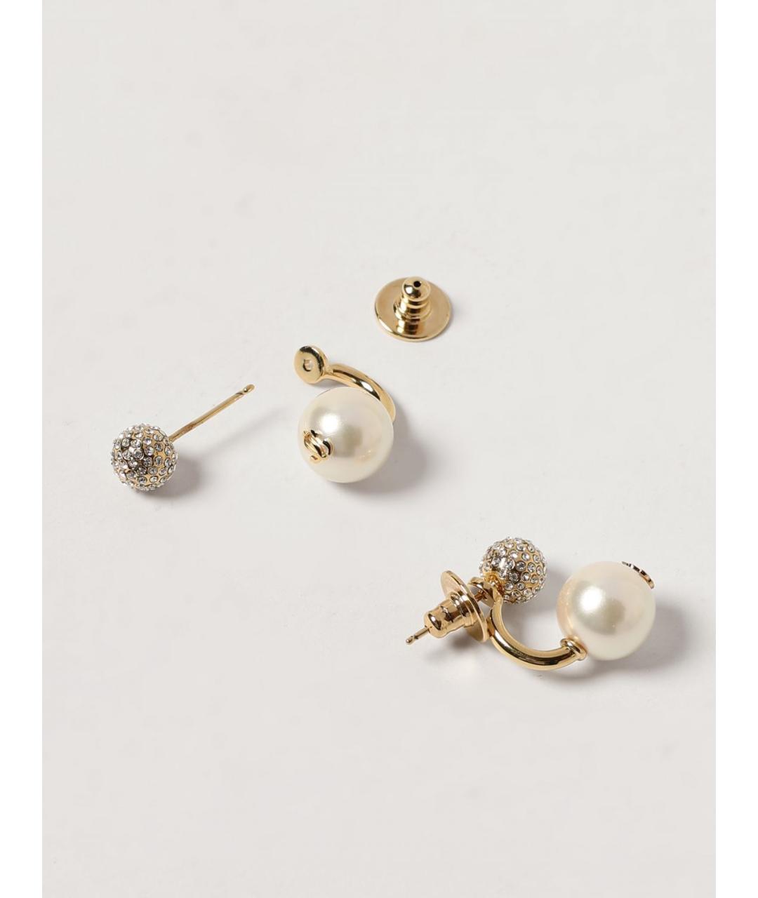 JIMMY CHOO Белые серьги, фото 2
