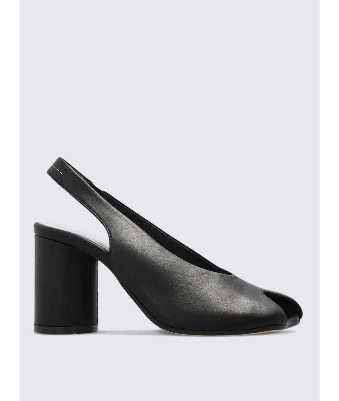 MM6 MAISON MARGIELA Черные кожаные туфли, фото 5