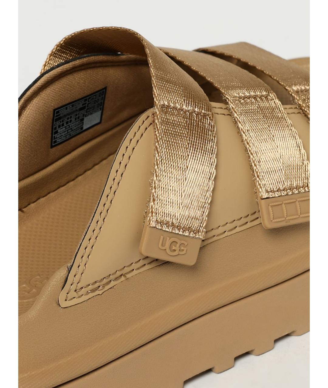 UGG AUSTRALIA Бежевые сандалии, фото 4