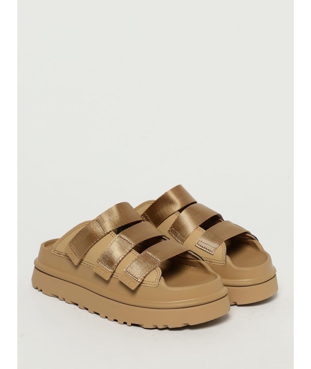 UGG AUSTRALIA Бежевые сандалии, фото 2